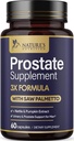 Prostate Health Supplements for Men 1000mg - 3X Strength with Saw Palmetto Blend Stinging Nettle Root & Pumpkin Seed Support Complex - Supports Bathroom Trips Prostate & Urinary Health - 60 Capsules