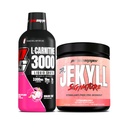 PROSUPPS L-Καρνιτίνη 3000 Διεγερτικές Δωρεάν Υγρές Σφηνές (31 Σερβιτόρες, Φρούτα Δράκου) και ο κ. Hyde Signature Series Προ-Γυμναστική Ενεργειακό Ποτό σε σκόνη (30 Σερβιέτες, Φράουλα) Bundle