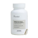 Perelel καθημερινή Iron Ease, 15MG συμπληρώματα σιδήρου με μαγνήσιο, βιταμίνη C, & βιταμίνη B12 για θρεπτικά συστατικά & ενεργειακή υποστήριξη, κάψουλες για γυναίκες και άνδρες, σόγια, γαλακτοκομικά και χωρίς γλουτένη, μη GMO, 30 χάπια