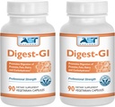 Digest-GI Digestive Enzyme - (90 x 2) Κηπευτικές κάψουλες - Δυσπεψία και Bloating Relief για γυναίκες και άνδρες
