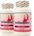Ισορροπία Ορμονική. Supplemento Φυσικό para balancear las hormonas femeninas. Set de 2 frascos con 90 capsulas CADA uno. (στα Αγγλικά). Tratamiento para 3 Meses. 100% Φυσικό