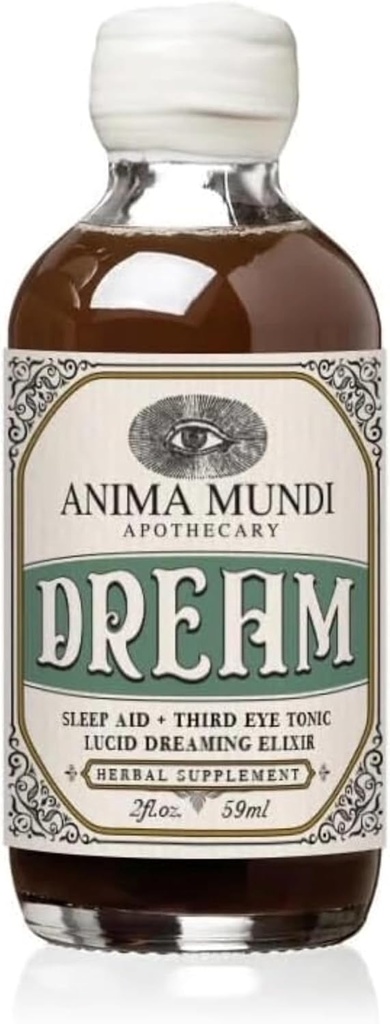 Anima Mundi Athecary Lucid Dream Elixir - Third Eye Tonic - Χαλαρωτικό Adaptogenic Drink - Υποστήριξη Lucid Dreaming και Οραματιστής Ύπνος με Αυτό το Ηρεμητικό Τονωτικό (2 oz)