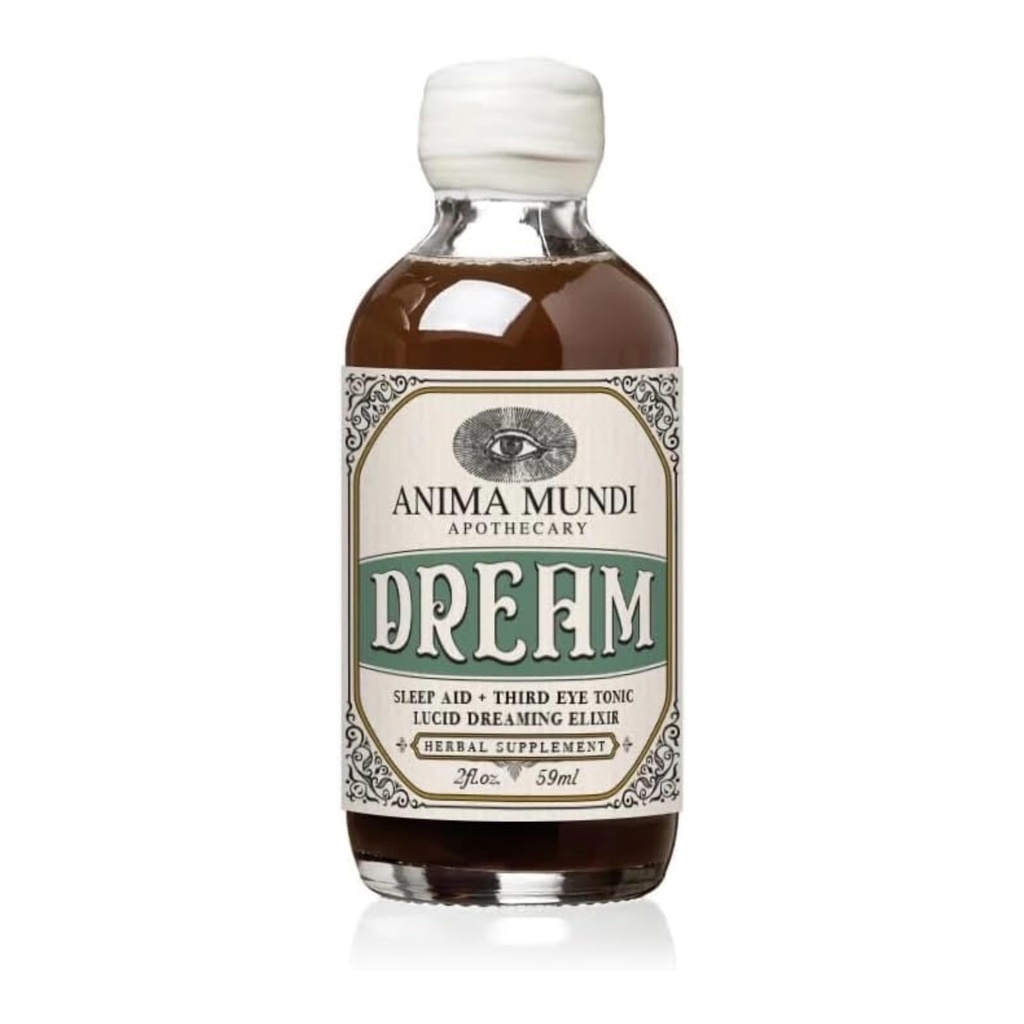 Anima Mundi Athecary Lucid Dream Elixir - Third Eye Tonic - Χαλαρωτικό Adaptogenic Drink - Υποστήριξη Lucid Dreaming και Οραματιστής Ύπνος με Αυτό το Ηρεμητικό Τονωτικό (2 oz)