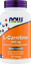 Τώρα Συμπληρώματα L-καρνιτίνη 1000mg - 150 δισκία μέγεθος αξίας, υποστηρίζει Lean μυϊκή ανάπτυξη, Carnipure, μη-GMO, Kosher, Ιδανικό για τους χορτοφάγους, αθλητές, και την ενεργειακή υποστήριξη