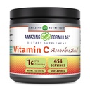 Amazing Formulas Vitamin C Powder Supplement | Unflavored Ascorbic Acid | 1 Gram per Serving | Non-GMO | Gluten-Free | Made in USA (1 LB | 1 Pack)