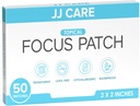 JJ CARE Focus Patch - Pack of 50 All-Natural Focus Plus Patches for Adults, Support Concentration, Focus and Memory | 50 Days Supply of Brain Patch