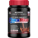 ALLMAX QUICKMASS, Σοκολάτα - 3,5 lb - Ταχεία Μάζα Κερδίστε Καταλύτης - Μέχρι 64 γραμμάρια πρωτεΐνης ανά υπηρεσία - 3:1 Καρβίδια προς αναλογία πρωτεϊνών - Zero Trans λίπος - Μέχρι 24 εξυπηρετούν