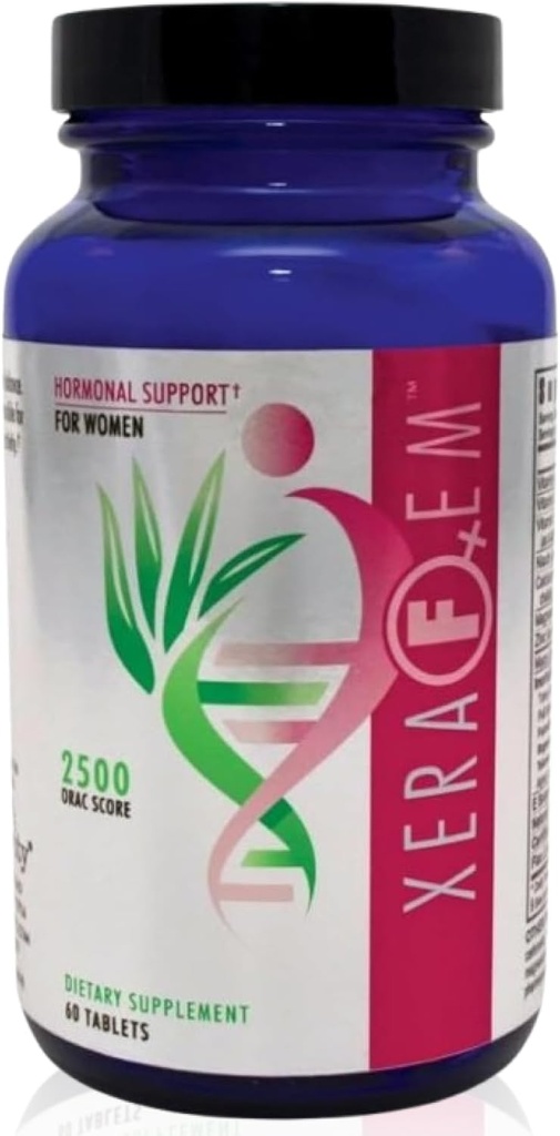 Youngevity XeraFem – Ορμονική υποστήριξη για γυναίκες με βιταμίνες, ορυκτά, ρίζα Maca, και εκχύλισμα σταφυλιού – Υποστηρίζει ορμονική ισορροπία και ανοσοποιητική υγεία – 60 δισκία