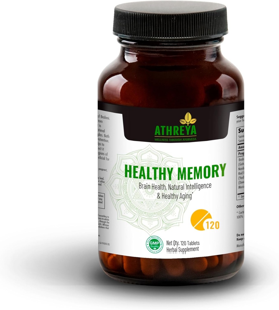 Athreya Herbs Healthy Memory Tablets 