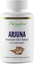 Paradise Herbs Arjuna, Καρδιαγγειακή Υποστήριξη, Συντήρηση της Πίεσης του Αίματος, Υγεία της Καρδιάς, Συμπλήρωμα Αντιοξειδωτικών, Vegan, Μη ΓΤΟ, Χωρίς Γλουτένη, 60 κάψουλες χορτοφάγων