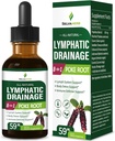 Λεμφικές σταγόνες αποστράγγισης για Lymph System Support, Body Detox & Immune Defense Υποστήριξη βοτανικών συμπληρωμάτων με Poke Root (Phytolacca Americana) Cleavers Dandelion Echinacea Extract. 2oz