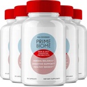 Prime Biome Gut Κάψουλες Υγείας, PrimeBiome Healthy Skin Supplement Pills, Prime Biome Advanced Formula - Maximum Strength All Natural Health & Wellness Pills, PrimeBiome Reviews (5 Pack)