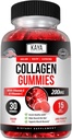Kaya Naturals Collagen Gummies for Men & Women Supplement | Nature Made Gummies - 1000mg of Hydrolyzed Collagen, Vitamin C, Selenium & Biotin, Strawberry Flavor - 30 Count