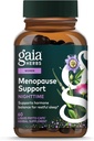Gaia Herbs Nighttime Comfort - Menopause Supplement for Women - with Black Cohosh, Mimosa, Passionflower & St. John’s Wort - 60 Vegan Liquid Phyto-Caps (30 Servings)
