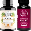 Happy Healthy Hippie Beetroot Κάψουλες & Βιολογικά Χάπια Ενέργειας Maca & Libido Enhancer