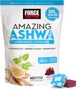 Force Factor Amazing Ashwa για ανακούφιση από το στρες, μνήμη, εστίαση, και ανοσοποιητική υποστήριξη υγεία, Ashwaganda συμπλήρωμα με KSM-66 Ashwagandha για το στρες, 60 μαλακά μάσημα