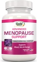 Advanced Menopause Support - Natural Female Hormonal Complex for Hot Flashes, Mood Swings & Vaginal Dryness - Black Cohosh, Soy Isoflavones & Herbal Extract Formula - Does Not Include Hormones