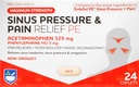 Rite Aid Sinus Pressure and Pain Reliever PE, Non-Drowsy - 24 δισκία 
