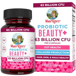 MaryRuth Organics Probiotic Beauty Κάψουλες Υποστήριξη κολαγόνου Vegan 