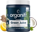 Organifi Green Juice - συμπλήρωμα σκόνης με Organic Spirulina, Ashwagandha, και Chlorella - Βοηθά στην επίτευξη στόχων καταλληλότητας και τη μείωση των επιπέδων κορτιζόλης, 30-Day Supply
