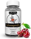 Ashwagandha Gummies - Φυσικό άγχος Reliever - 750mg Gummies - 60 Μετρητές- Διατήρηση Υγιεινής Ενέργειας & Στρες Επίπεδα, Πράσινο