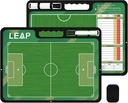 LEAP Coach Board Premium Tactical Clipboard Δύο Πλευρές με Full & Half Court Dry Erase Marker Board για μπάσκετ, μπέιζμπολ, ποδόσφαιρο, ποδόσφαιρο, χόκεϊ