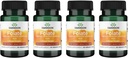 Swanson Folate 5-Methyltetrahydrofolic Acid - High Potency, Bioactive Form 800 mcg Dfe 30 Veg Caps (4 Pack)