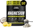 Magnesium Glycinate Powder Supplement - L-Theanine, Ashwagandha, Valerian Root - High Absorption - Supports Muscle Repair - Founded by James Rodriguez - 30 Servings (Coconut Lemonade)