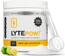 LyteLine Electrolytes Powder - Θαλάσσια Ορυκτά - Lemon-Lime Hydration Supplement - 90 Servings - Μη ΓΤΟ, Χωρίς θερμίδες, Χωρίς Ζάχαρη - Νοστιμότατο Keto Replenishment Drink Mix - Τέλειο για άσκηση
