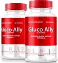 (2 συσκευασία) Gluco Ally Κάψουλες, Επίσημη GlucoAlly Χάπια, Πλήρης Φόρμουλα Υποστήριξης Αίματος, Όλα τα φυσικά συμπλήρωμα για να διατηρήσει υγιή επίπεδα, Premium Gluco-Ally Capsulas αναθεώρηση (120 κάψουλες)