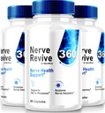 (3 Pack) Nerve Revive 360 συμπλήρωμα, Όλα τα φυσικά νευρικά υποστήριξη για τη συνολική ευεξία, Premium Formula, NerveRevive 360 κάψουλες βιταμίνης, επίσημες κριτικές (180 κάψουλες)