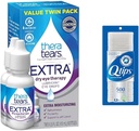 TheraTears Extra Dry Eye Drops 0.5 fl oz 2 Count with Q-Tips 100% Βαμβάκι Swabs 500 Count