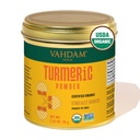 VAHDAM, Organic Turmeric Powder w/ High Curcumin (2.47oz) USDA Organic, 100% Raw from India | Gluten-Free, Non-GMO | Premium Quality & Aroma | Single Origin Spice | Direct from Source