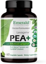 Emerald Laboratories Pea+ with Levagen+ - Υποστηρίξτε την κοινή & μυϊκή υγεία με Meriva Curcumin, OptiMSM & Levagen+ Pea* - Μη-GMO, Vegan, Χωρίς γλουτένη - 60 κάψουλες λαχανικών