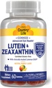 Country Life Lutein Gummies με Lutemax 2020, 60 Ct, Chewable Natural Eye Support Supplement, Marigold Lutein, Zeaxanthin, Eye Health & Macular Support, Μη ΓΤΟ, Φυσικό Πεκτίνη Φρούτων, Vegan