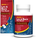 MagniLife Leg & Back Pain Relief, Fast-Acting Pain Relief, Naturally Soothe Burning, Tingling and Stabbing Pains, Symptomatic or Preventative, 125 Quick-Dissolve Tablets