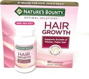 Nature's Bounty Hair Growth Supplement, 1 ανά ημέρα, Clinically Shown to Support Thicker, Fuller Hair, with Biotin, Silicon & Arginine, 90 Κάψουλες