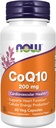 NOW Συμπληρώματα τροφίμων, CoQ10 (Συνένζυμο Q10) 200 mg, Καρδιαγγειακή Υγεία *, 60 κάψουλες Veg