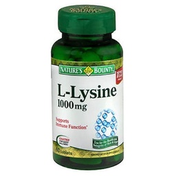 Nature's Bounty L- Lysine 1000 mg Tabletισκία 60 ea (Pιάθεση των 12)