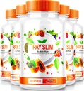 NutraRize (5 Pack) Pay Slim κάψουλες, PaySlim All-Φυσικό συμπλήρωμα για την υγιή απώλεια βάρους, Premium Formula για την επίτευξη του σώματος και την καταλληλότητα στόχους, επίσημες κριτικές (300 κάψουλες)