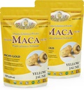 Inca's Gold Organic Yellow Maca Gelatinized Root Powder for Family - Adaptogen Supports Body's Overall Vitallity, Immune System, Memory and Learning- 100% Pure Maca from Junin Peru- 454g (Pack of 2)