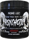 Insane Labz Psychotic Black Edition Mid Simulant Pre Workout Powder, Ενεργειακές Αντλίες Εστίασης, Φορτωμένο με Createine Beta Alanine Taurine Τροφοδοτημένη από AMPiberry, 35 Σερβιέτες (Watermelon)