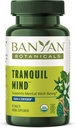 Banyan Botanicals Tranquil Mind – Organic Supplement with Guduchi, Gotu Kola & Skullcap – Υποστηρίζει Περιστασιακή Ανησυχία & Προάγει μια αίσθηση ηρεμίας * – 90 Tablets – Μη ΓΤΟ Βιώσιμα πηγάζει Vegan