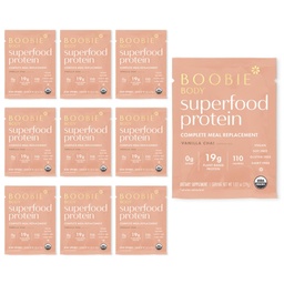 Boobie Body Superfood Protein Meal Replacement Shake, Vanilla Chai Flavor 