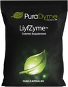 LiyfZyme – 1000 κάψουλες Vegan – Συμπληρώματα ενζύμων με βάση το φυτό για πρωτεΐνες, λίπη και υδατάνθρακες