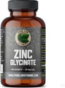 Zinc Glycinate 23 mg Συμπλήρωμα - 60 Vegan Caps by Pure Lab Vitamins - Αμινοξύ Αλάτι για Υγιές Δέρμα & Καρφιά - Υποστηρίζει το ανοσοποιητικό σύστημα, Prostate, Όραμα - Κατασκευασμένο στον Καναδά