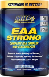 Μέγιστη ανθρώπινη απόδοση Mhp Eaa Strong, Amino Acid Συμπληρώματα, Όλα τα 9 Essential Amino Acids, Bcaas, Electrolytes, Blue Raspberry, 1,2 Λίρες