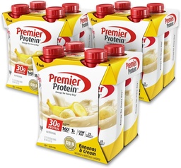 Premier Protein iiEjNj 30g Protein Shake, φιάλη 11 fl oz, Banana 12 Count (2 Pack)