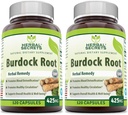 Φυτικά μυστικά Burdock Root 425 Mg Κάψουλες (Non-GMO) (120 Count - Pack of 2)