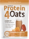 PEScience Protein4Oats, Protein Powder to Make Amazing Tasting Protein Oatmeal, with Whey and Casein, Gluten Free, Φυστικοβούτυρο και Μέλι, 12 εξυπηρετούν